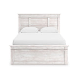 Makidern Whitewash Full Panel Storage Bed from Ashley - Luna Furniture