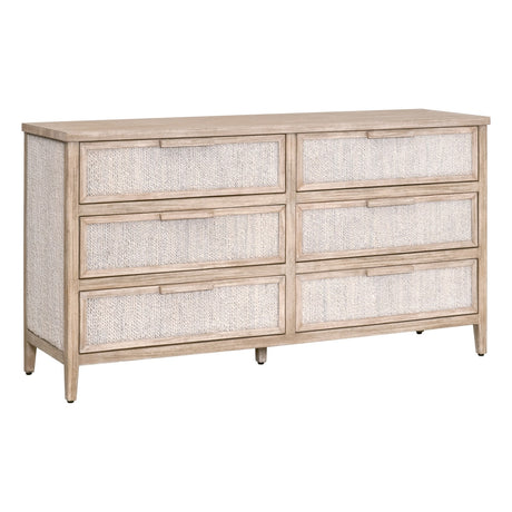 Malay 6-drawer Double Dresser from Essentials For Living - Luna Furniture
