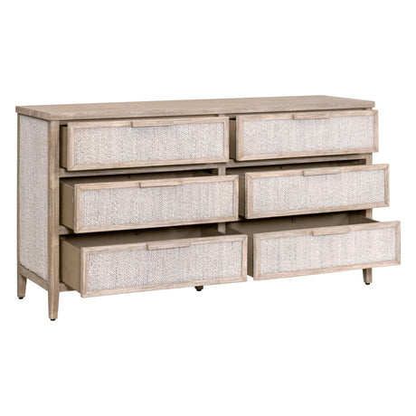 Malay 6-drawer Double Dresser from Essentials For Living - Luna Furniture
