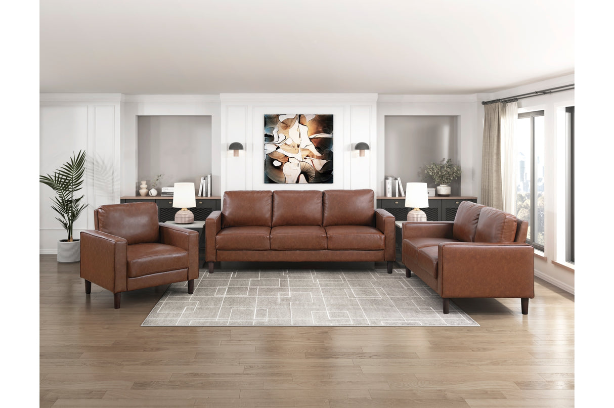 Malcolm Chocolate Sofa from Homelegance - Luna Furniture