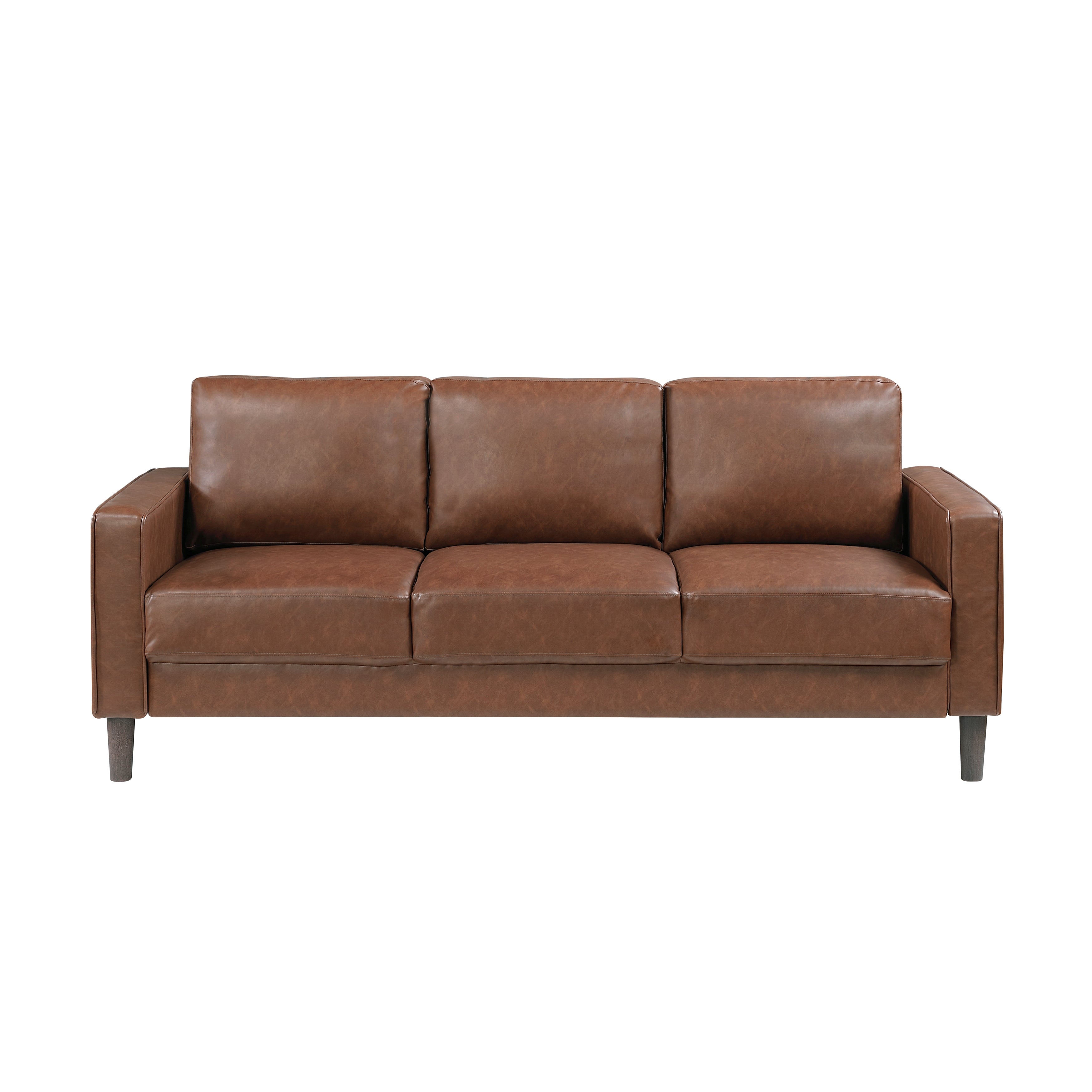 小物 LUNA MATTINO Lether grove Malcolm Chocolate Living Room Set – Luna Furniture