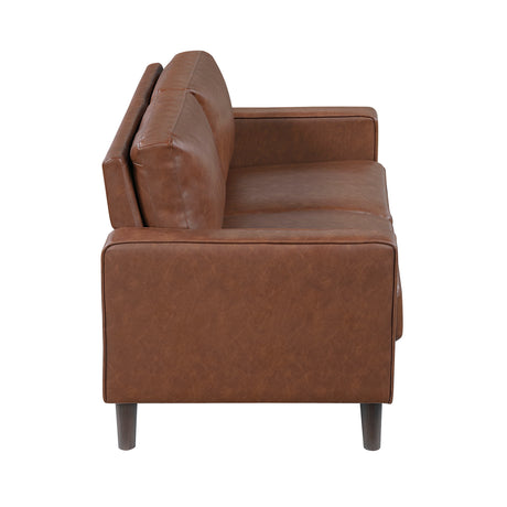 Malcolm Chocolate Loveseat from Homelegance - Luna Furniture