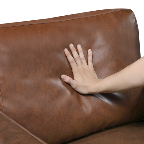 Malcolm Chocolate Loveseat from Homelegance - Luna Furniture