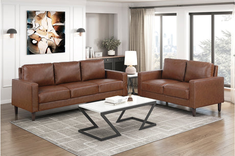 Malcolm Chocolate Living Room Set from Homelegance - Luna Furniture