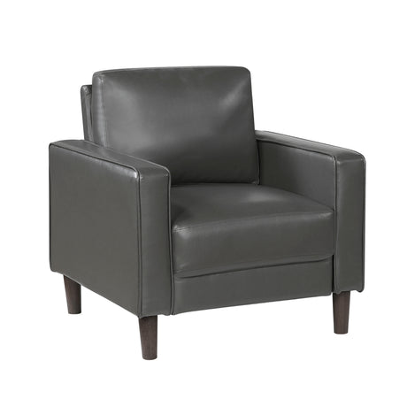 Malcolm Dark Gray Chair from Homelegance - Luna Furniture