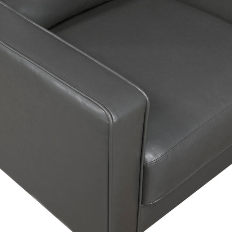 Malcolm Dark Gray Chair from Homelegance - Luna Furniture