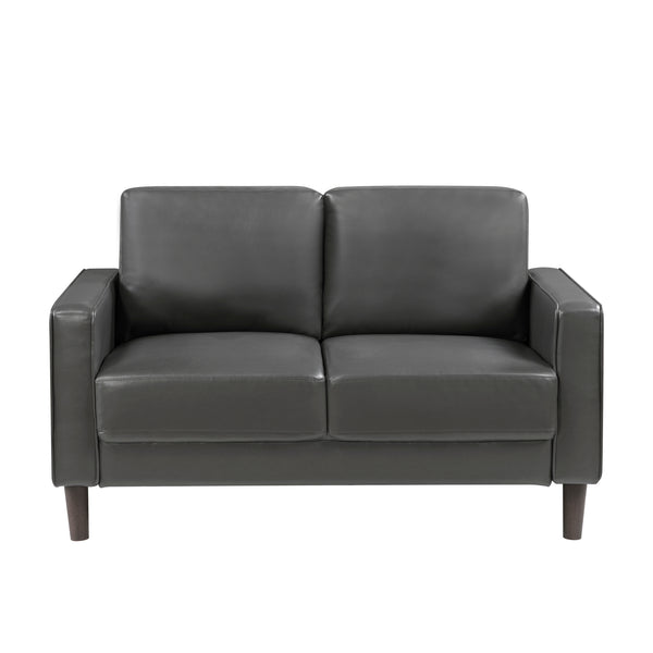 Malcolm Dark Gray Loveseat