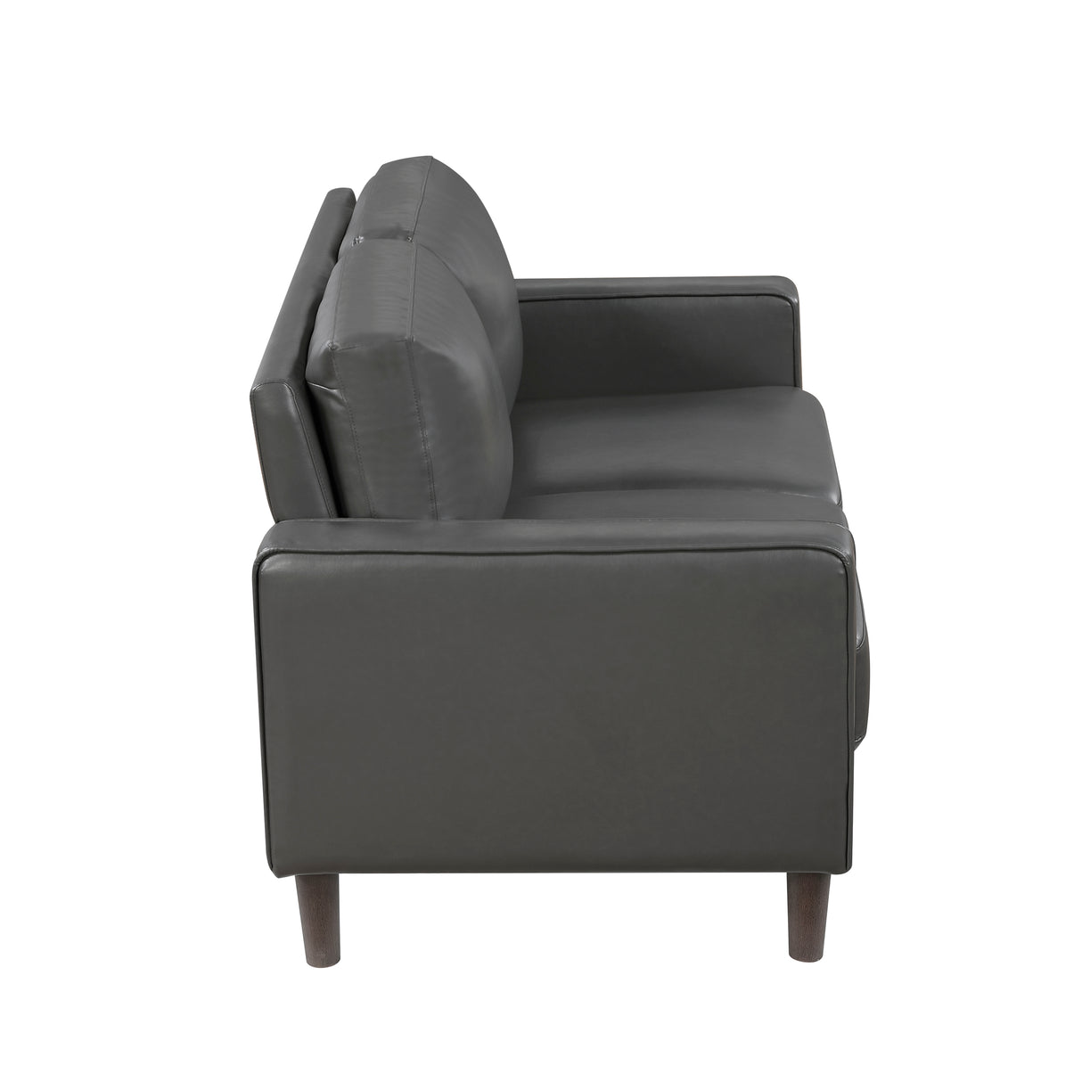 Malcolm Dark Gray Loveseat from Homelegance - Luna Furniture