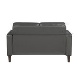 Malcolm Dark Gray Loveseat from Homelegance - Luna Furniture