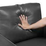 Malcolm Dark Gray Loveseat from Homelegance - Luna Furniture