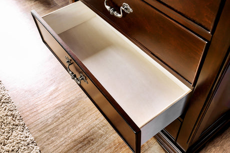 Mandura Cherry Chest from Furniture of America - Luna Furniture