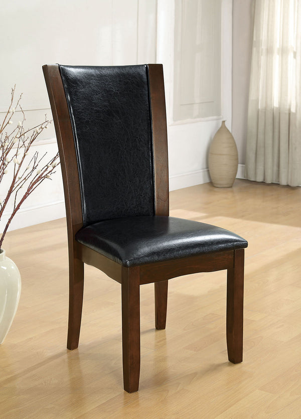 Manhattan Dark Cherry/Brown Side Chair