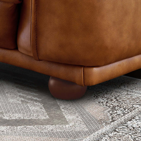 Emma Cognac Leather Sofa from Ashcroft Furniture - Luna Furniture