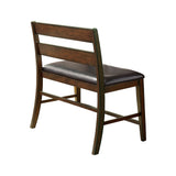 Mantello Cherry 6-Piece Extendable Counter Height Set with Bench from Homelegance - Luna Furniture