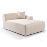 Mar Cream Corduroy U-Shape Corner Sectional Sofa from Midinmod - Luna Furniture