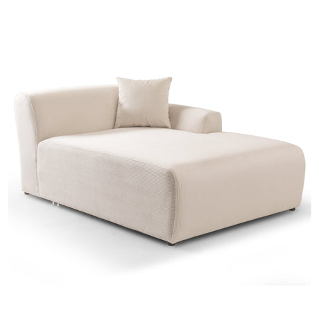 Mar Cream Corduroy U-Shape Corner Sectional Sofa from Midinmod - Luna Furniture