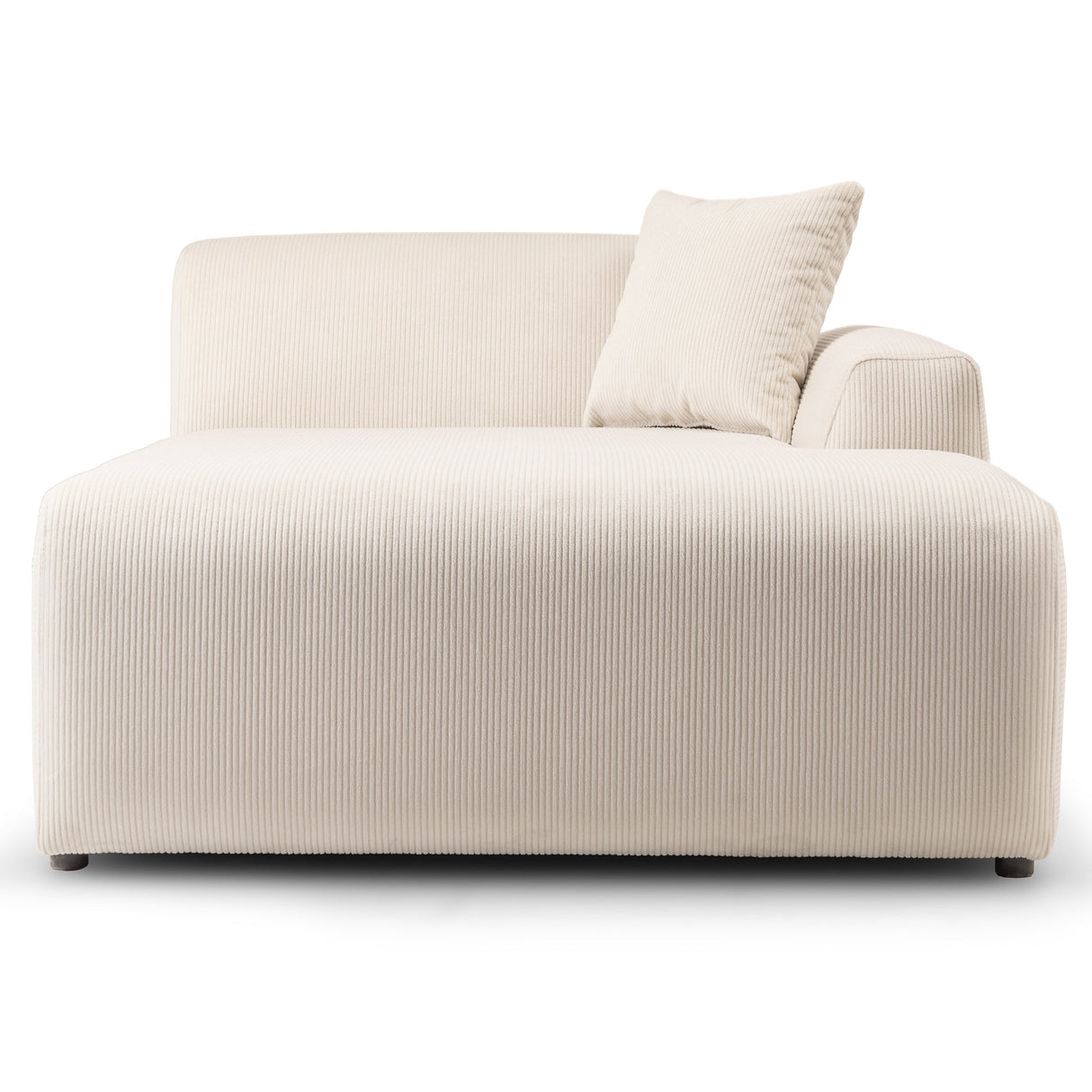 Mar Cream Corduroy U-Shape Corner Sectional Sofa from Midinmod - Luna Furniture