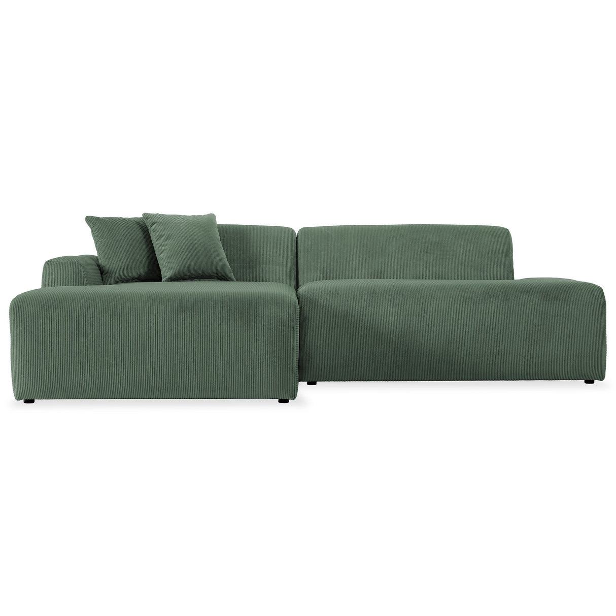 Mar Green Velvet LAF Sectional from Midinmod - Luna Furniture