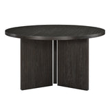 Marais Ebony/Light Gray Boucle 5-Piece Round Dining Set from Homelegance - Luna Furniture