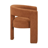 Marais Ebony/Orange Boucle 5-Piece Round Dining Set from Homelegance - Luna Furniture