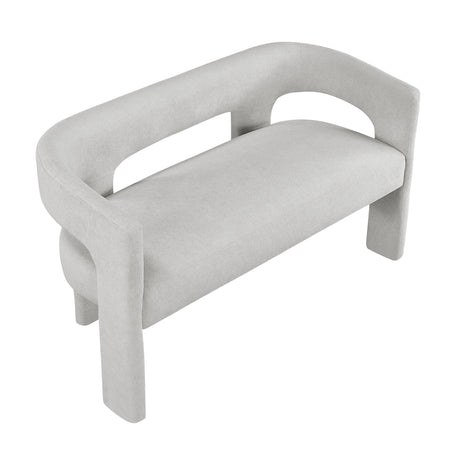 Marais Light Gray Bench from Homelegance - Luna Furniture