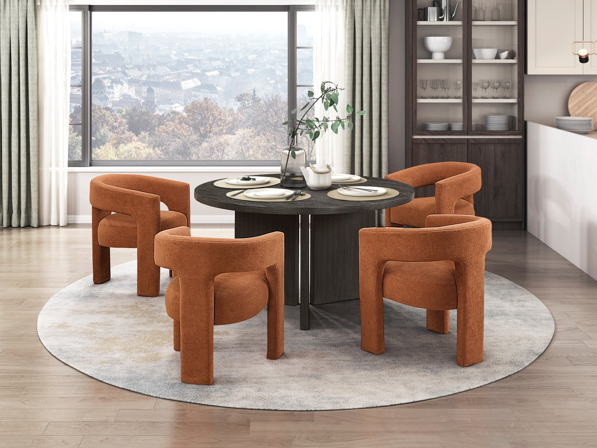 Marais Orange Side Chair, Set of 2 from Homelegance - Luna Furniture