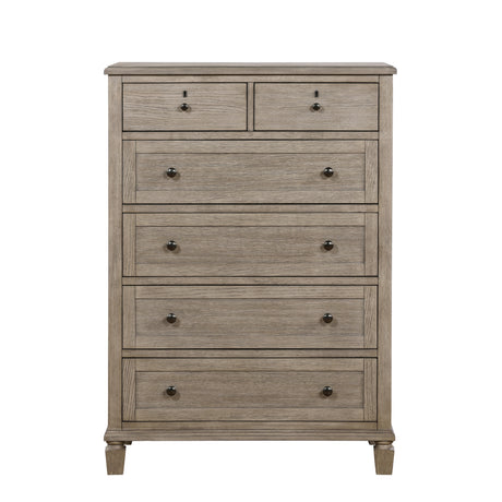 Marceline Gray Oak Canopy Platform Bedroom Set from Homelegance - Luna Furniture
