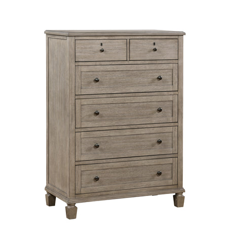 Marceline Gray Oak Canopy Platform Bedroom Set from Homelegance - Luna Furniture