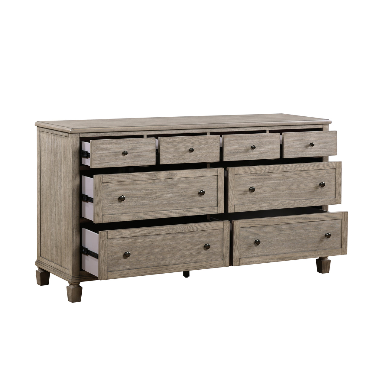 Homelegance Marceline Gray Oak Dresser – Luna Furniture Homelegance Marceline Gray Oak Dresser – Luna Furniture