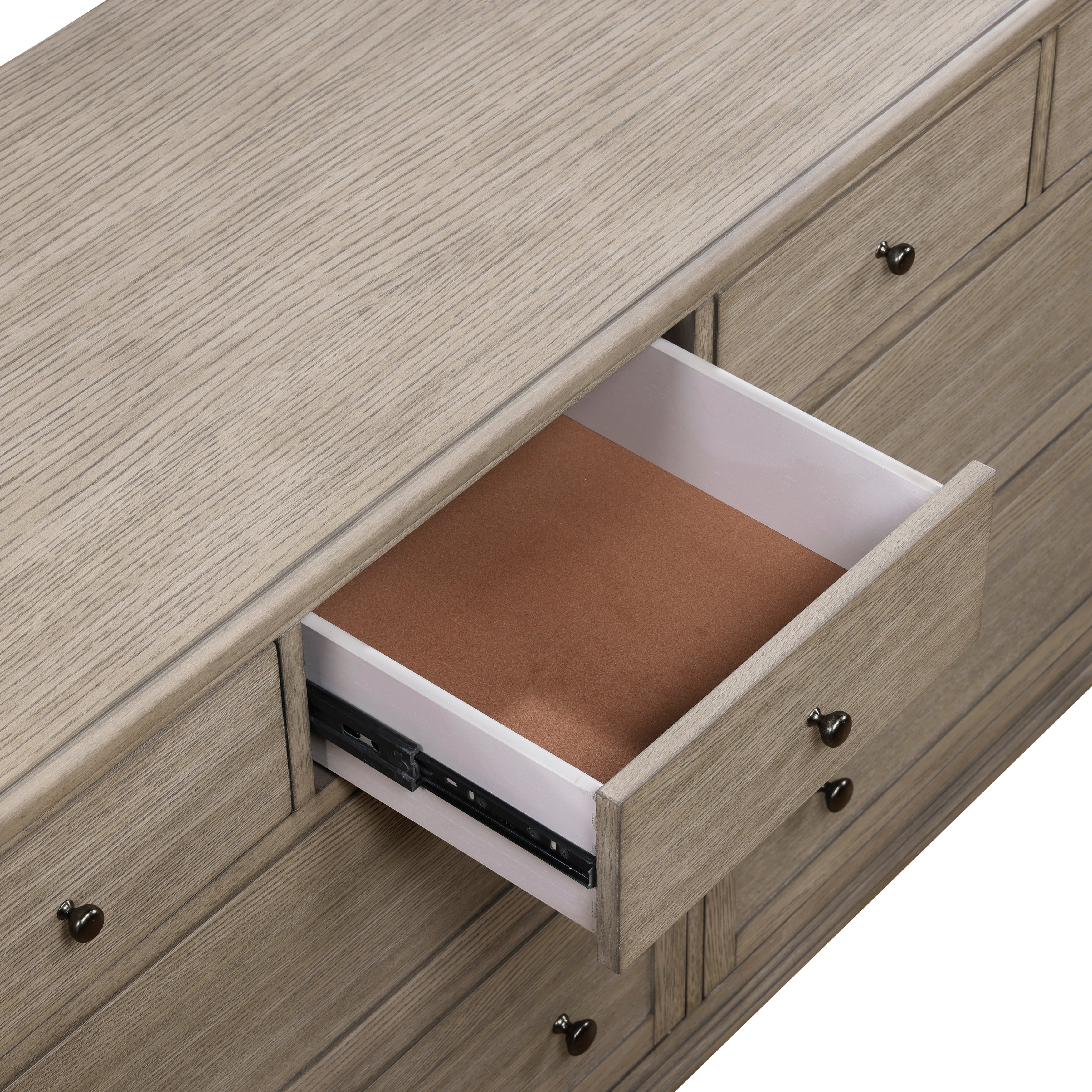 Homelegance Marceline Gray Oak Dresser – Luna Furniture