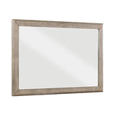 Marceline Gray Oak Mirror (Mirror Only) from Homelegance - Luna Furniture