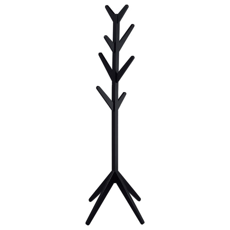 Margaret Black Solid Wood Coat Rack from Coaster - Luna Furniture