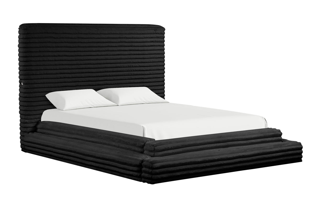 Mariah Black Queen Platform Bed from Happy Homes - Luna Furniture