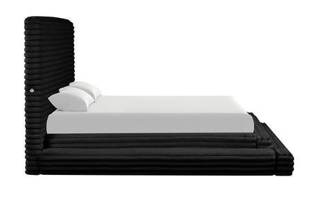 Mariah Black Queen Platform Bed from Happy Homes - Luna Furniture