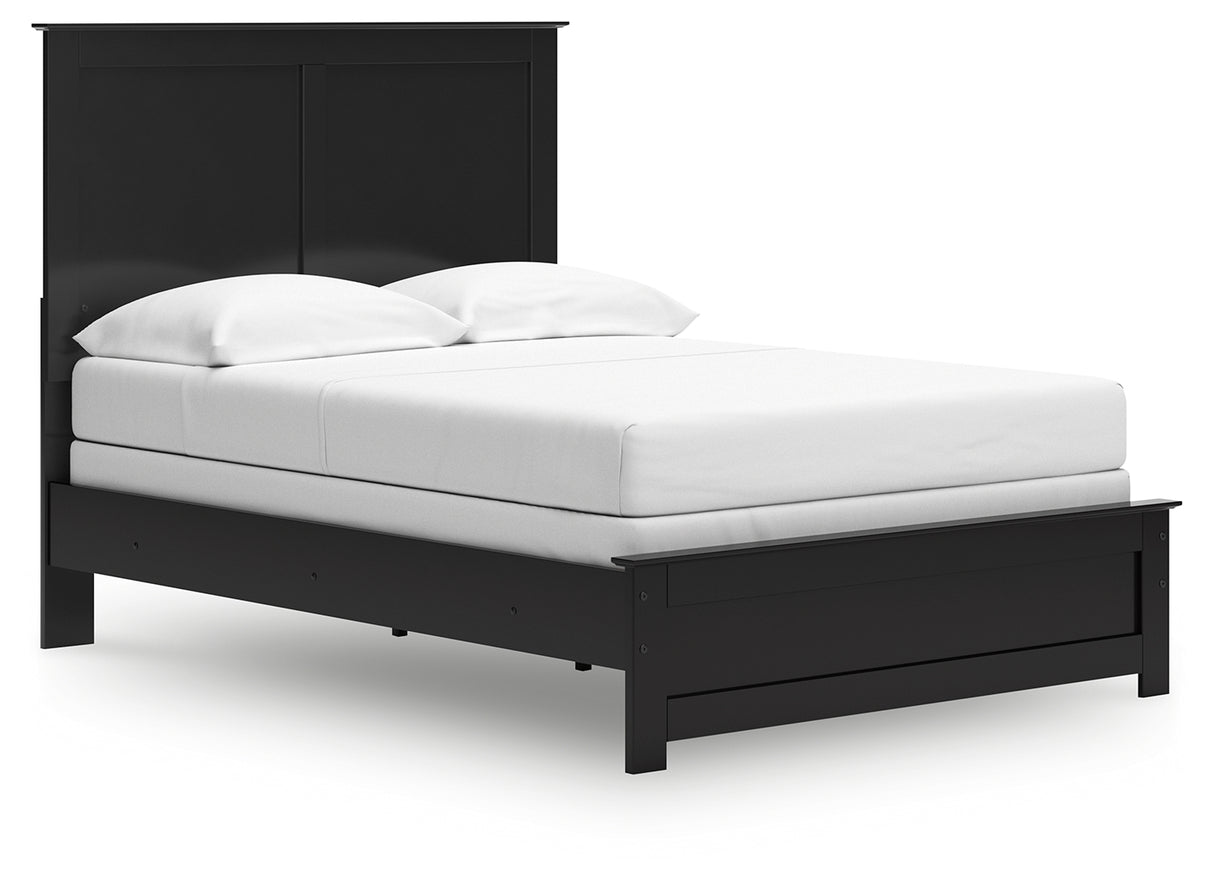 Maribel Black Full Panel Bed from Ashley - Luna Furniture