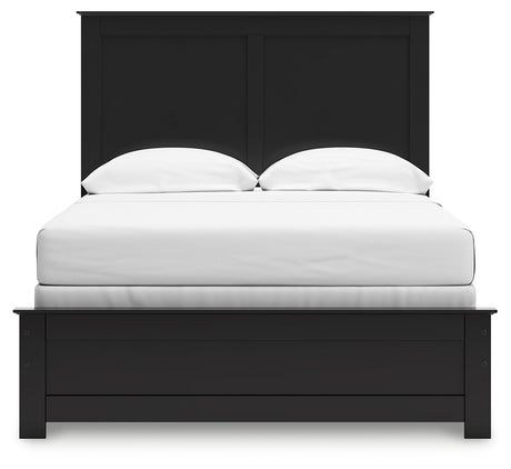 Maribel Black Full Panel Bed from Ashley - Luna Furniture