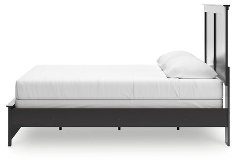 Maribel Black King Panel Bed from Ashley - Luna Furniture