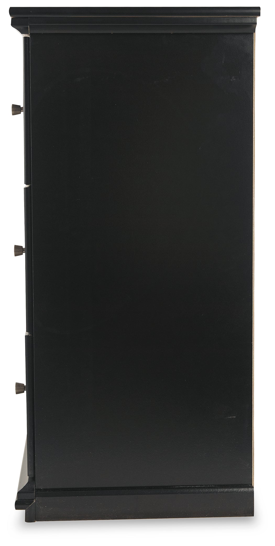 Maribel King Panel Bed with Dresser and Nightstand in Black from Ashley - Luna Furniture