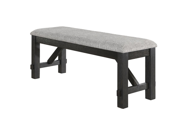 Maribelle Wheat Charcoal Bench