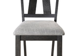 Maribelle Wheat Charcoal Extendable Dining Set from Crown Mark - Luna Furniture