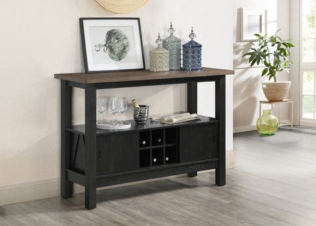 Maribelle Wheat Charcoal Server from Crown Mark - Luna Furniture