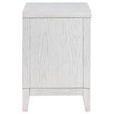 Marielle Distressed White 2-Drawer Nightstand from Coaster - Luna Furniture