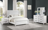 Marielle Distressed White 4-Piece Queen Bedroom Set from Coaster - Luna Furniture