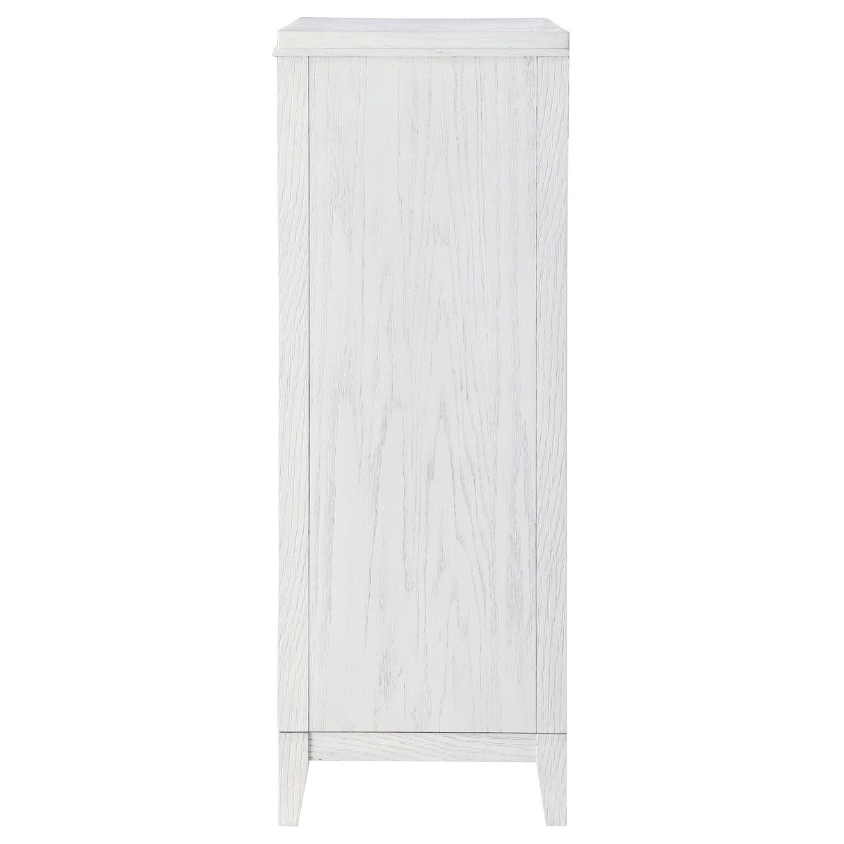 Marielle Distressed White 5-Drawer Bedroom Chest from Coaster - Luna Furniture