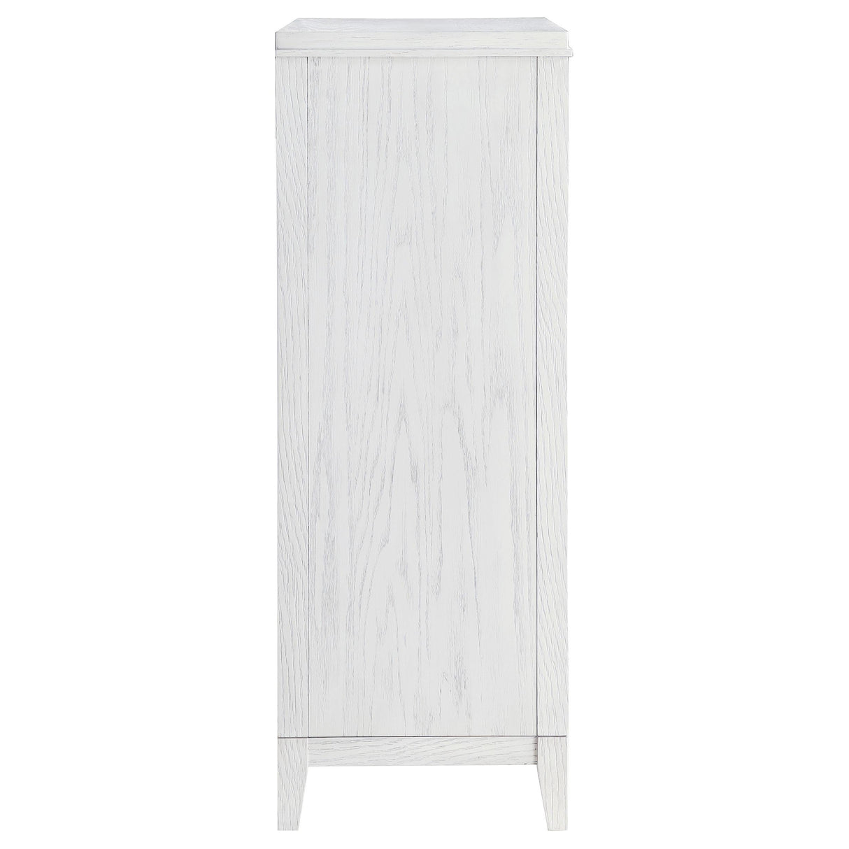 Marielle Distressed White 5-Drawer Bedroom Chest from Coaster - Luna Furniture
