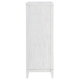 Marielle Distressed White 5-Drawer Bedroom Chest from Coaster - Luna Furniture