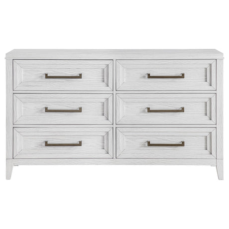 Marielle Distressed White Bedroom Set from Coaster - Luna Furniture