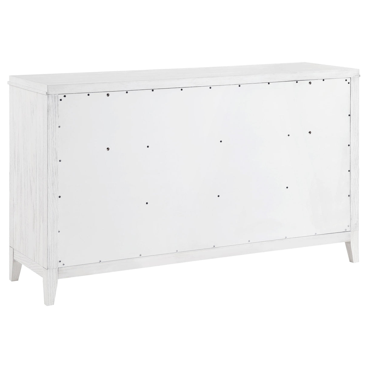 Marielle Distressed White 6-Drawer Bedroom Dresser from Coaster - Luna Furniture