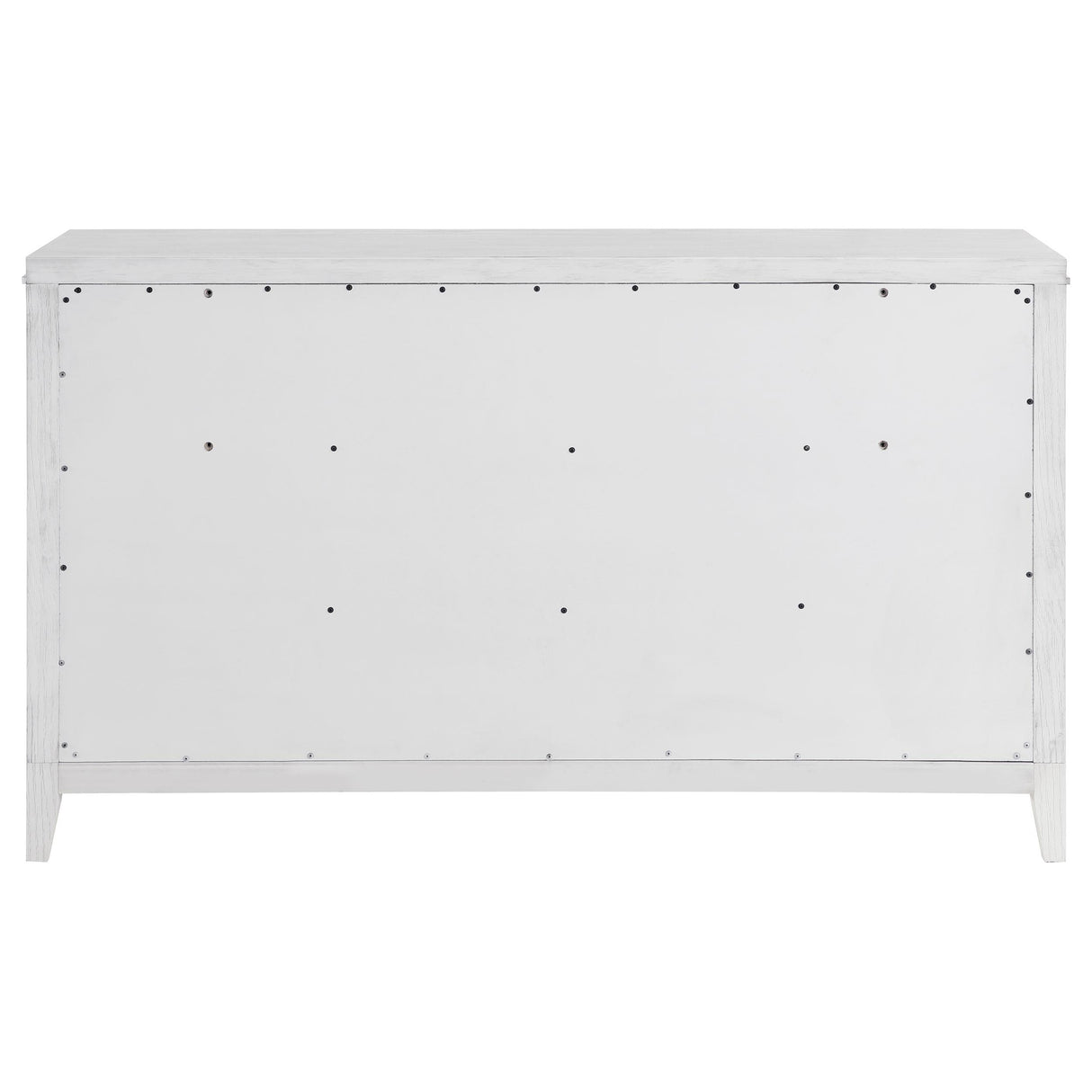 Marielle Distressed White 6-Drawer Bedroom Dresser from Coaster - Luna Furniture