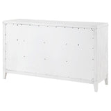 Marielle Distressed White 6-Drawer Bedroom Dresser from Coaster - Luna Furniture